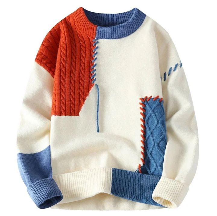 Thomas™ | Patchwork Pullover Trui