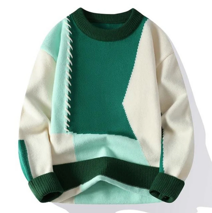 Thomas™ | Patchwork Pullover Trui