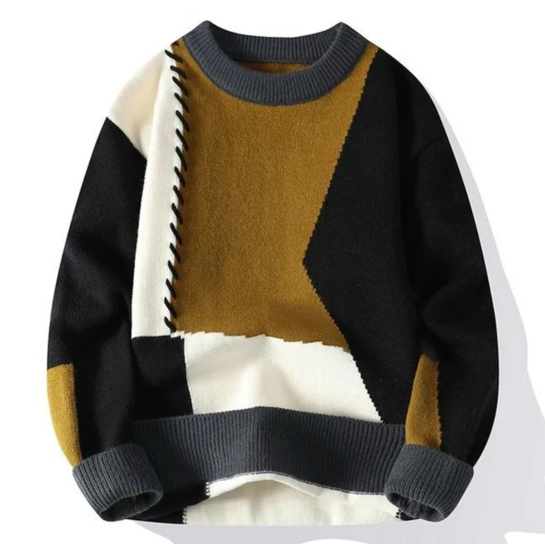 Thomas™ | Patchwork Pullover Trui